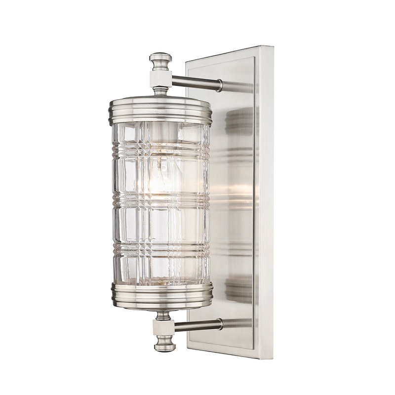 Archer One Light Wall Sconce in Brushed Nickel