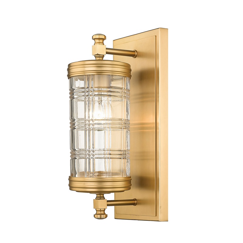 Archer One Light Wall Sconce in Heirloom Gold