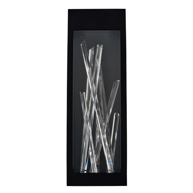 Arpione Esterno LED Outdoor Wall Sconce in Matte Black