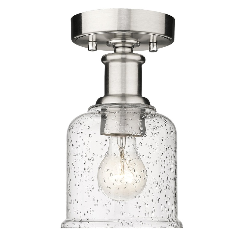 Bryant One Light Flush Mount in Brushed Nickel