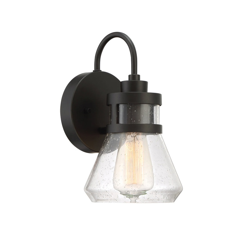 Creslee One Light Wall Lantern in Oil Rubbed Bronze