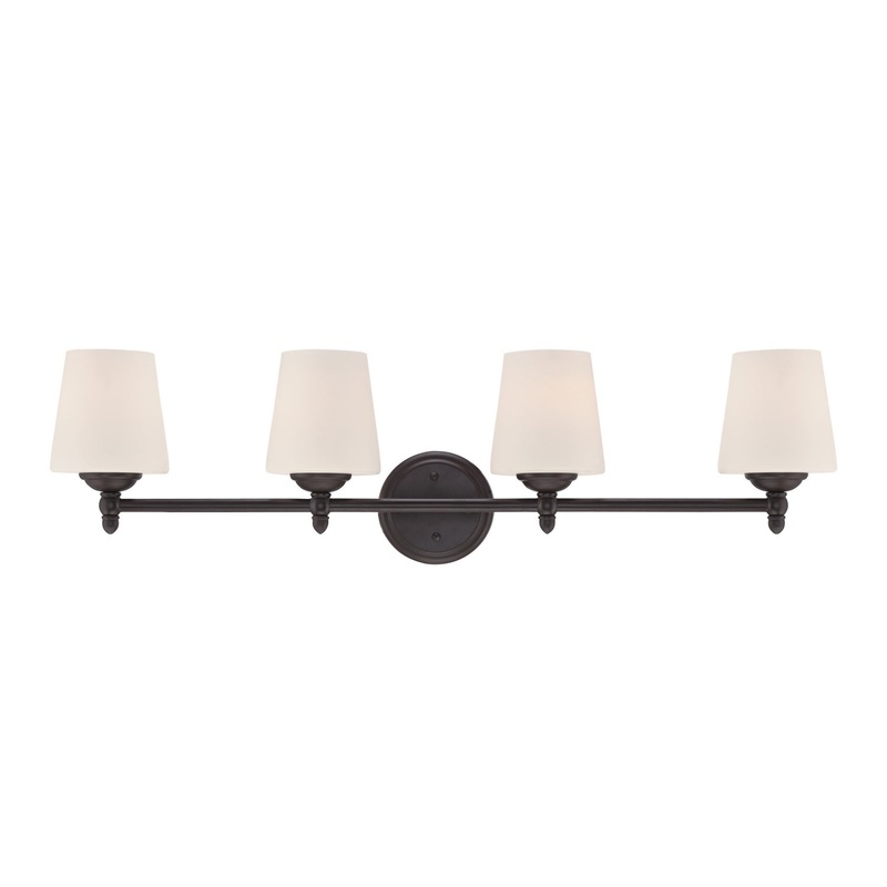 Darcy Four Light Bath Bar in Oil Rubbed Bronze