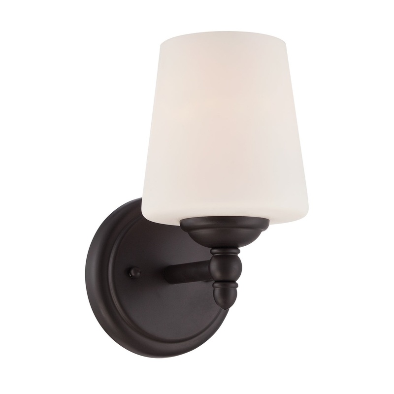 Darcy One Light Wall Sconce in Oil Rubbed Bronze