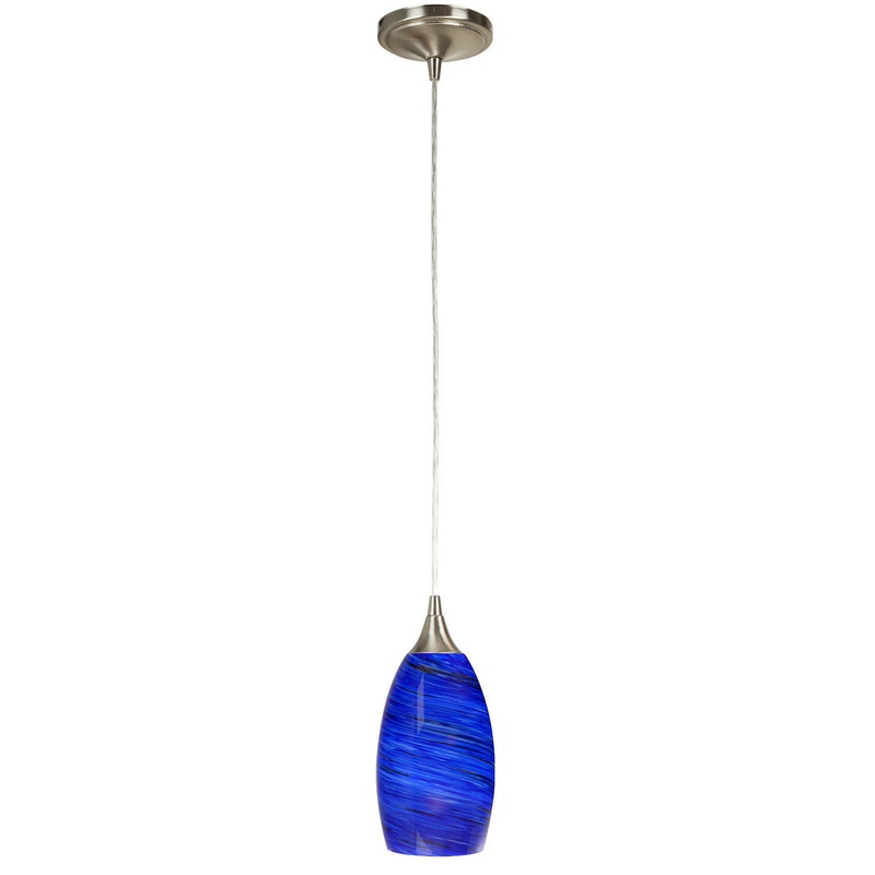 Hue Mini Pendant LED Mini Pendant in Polished Nickel