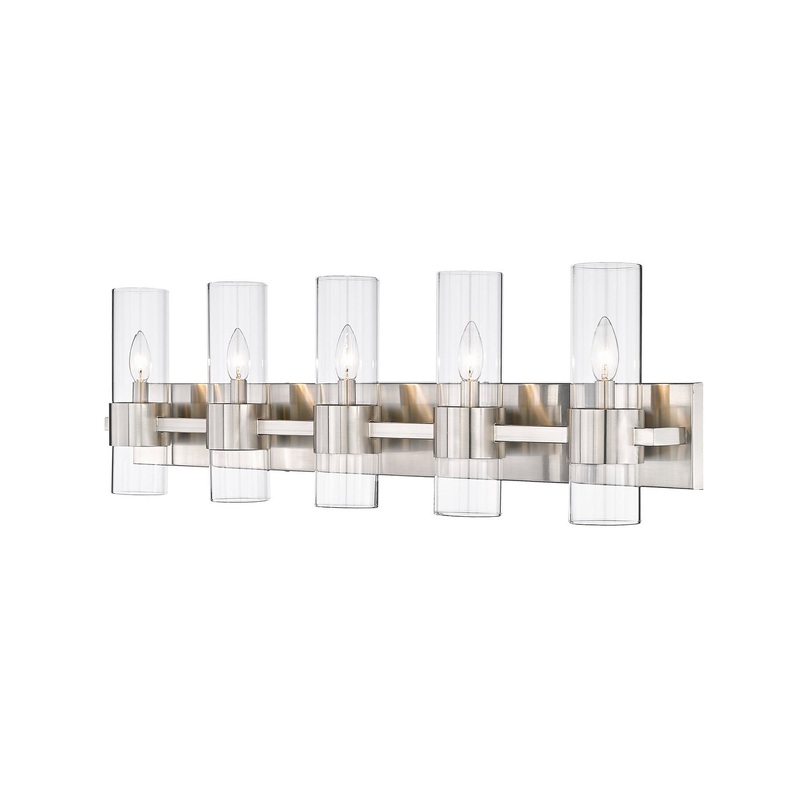Lawson Five Light Vanity in Brushed Nickel