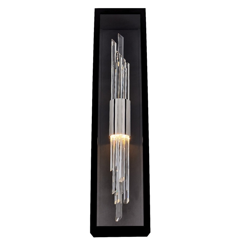 Lucca Esterno LED Outdoor Wall Sconce in Matte Black