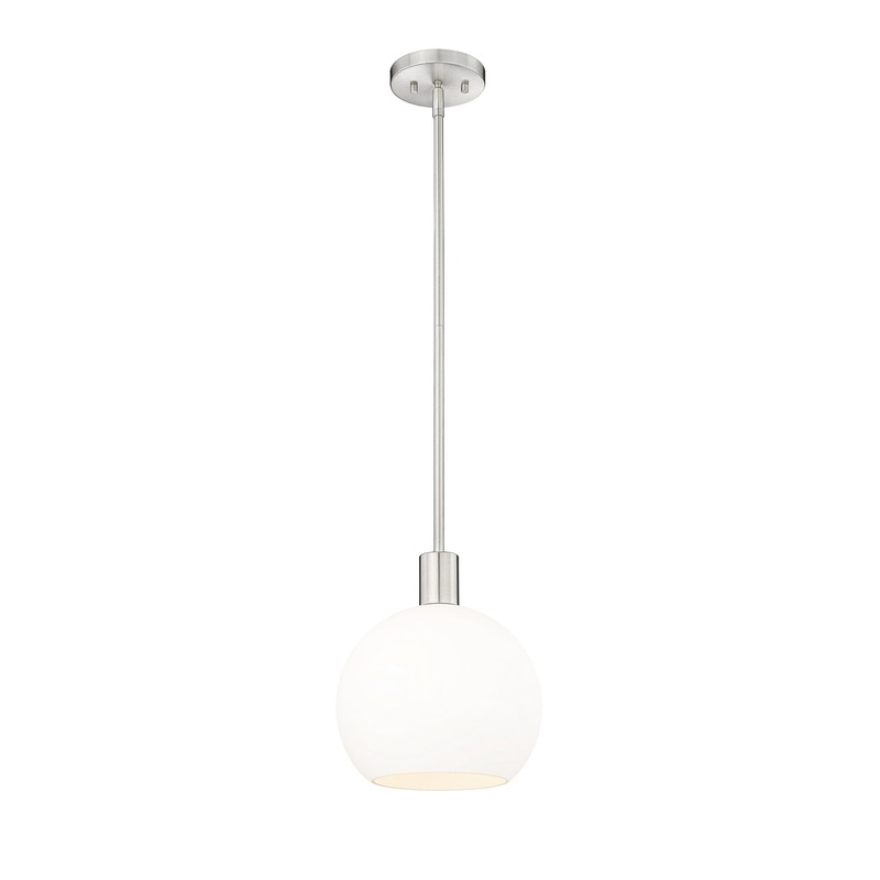 Margo One Light Pendant in Brushed Nickel