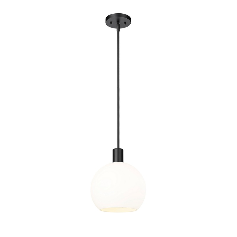 Margo One Light Pendant in Matte Black