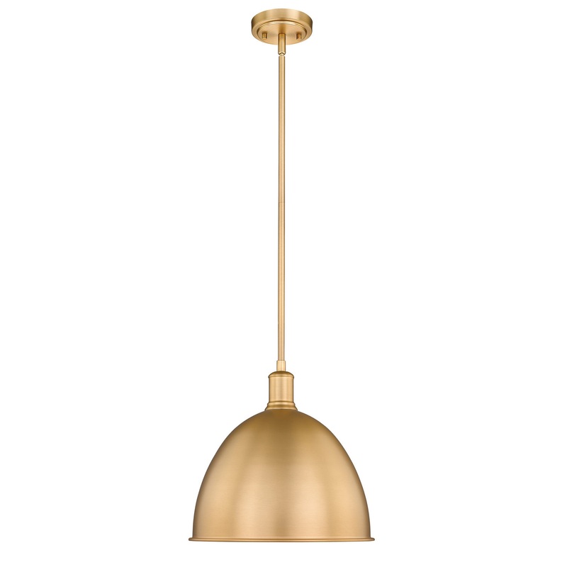 Sawyer One Light Pendant in Classic Brass