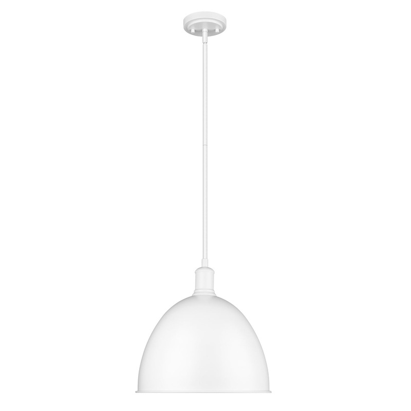 Sawyer One Light Pendant in Satin White