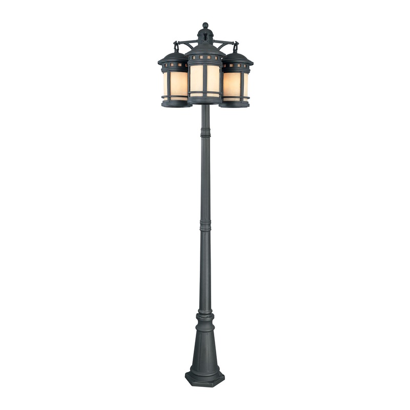 Sedona Three Head Post Lantern in Oil Rubbed Bronze