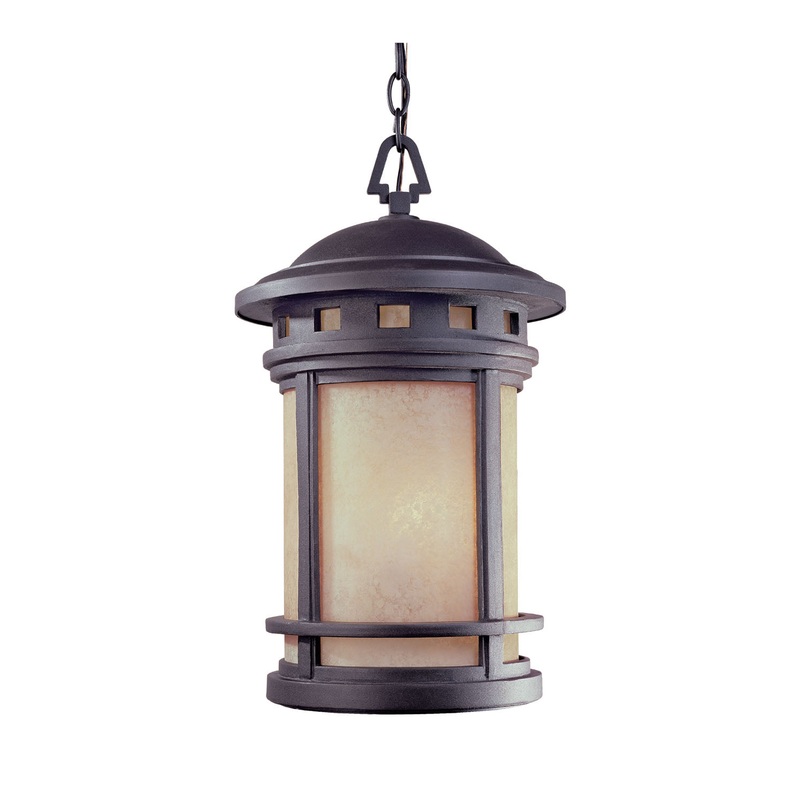 Sedona Three Light Hanging Lantern in Oil Rubbed Bronze