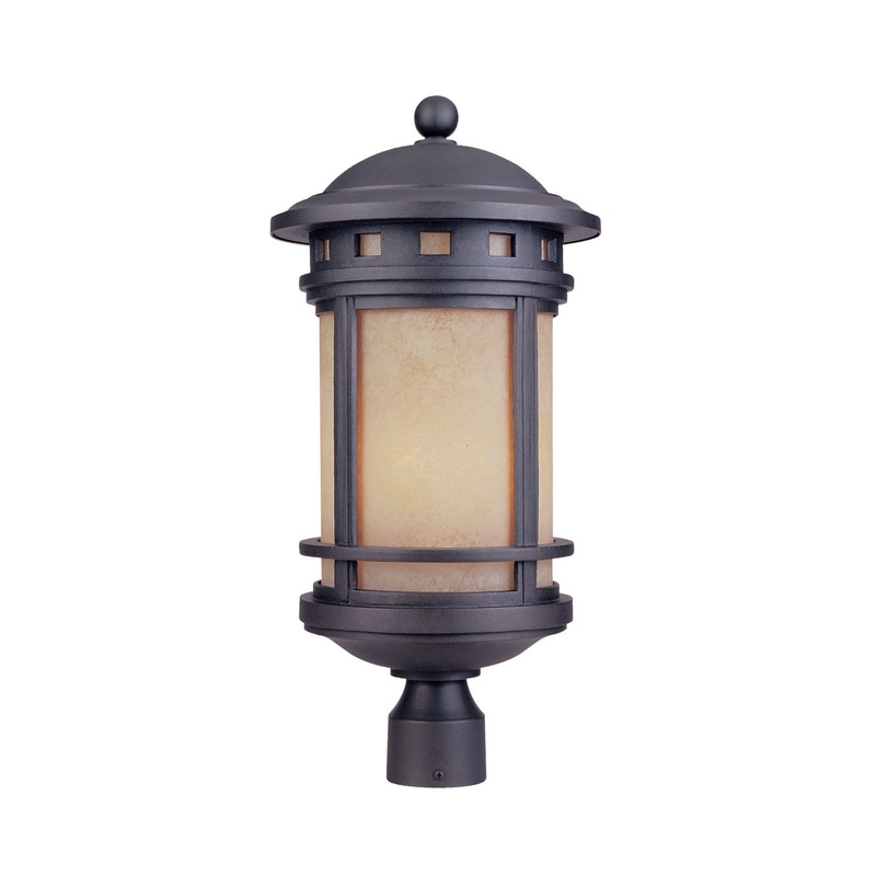 Sedona Three Light Post Lantern in Oil Rubbed Bronze