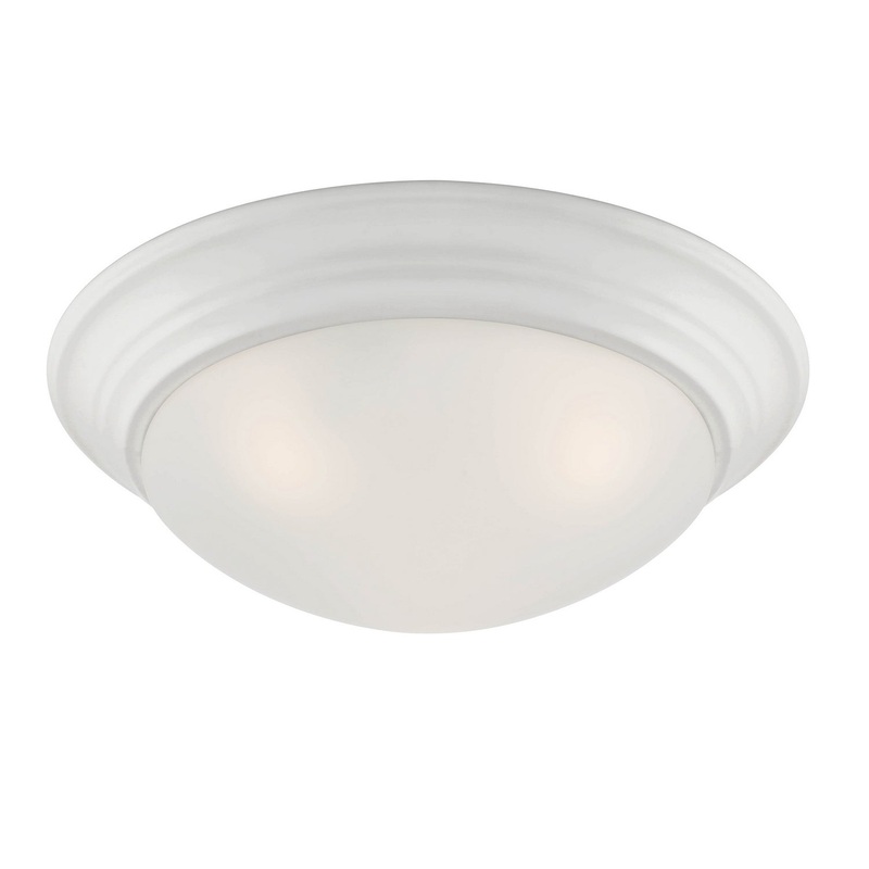 Tap Three Light Flush Mount in Matte White