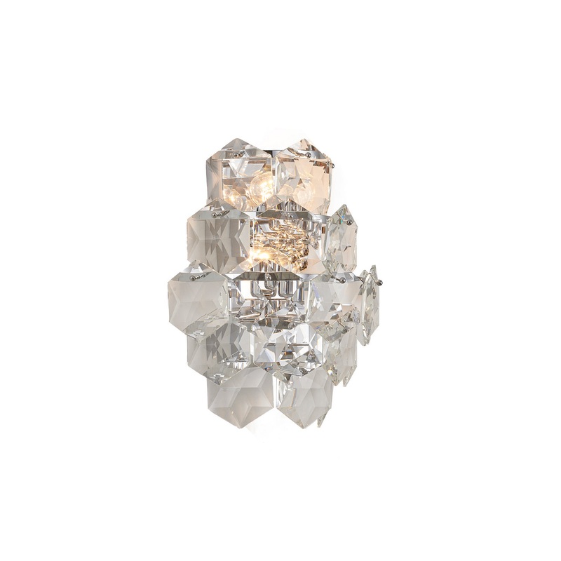 Three Light Wall Sconce in Chorme
