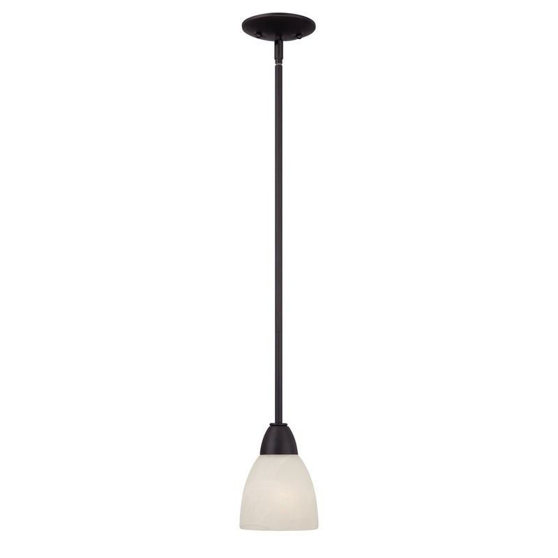 Torino One Light Mini Pendant in Oil Rubbed Bronze