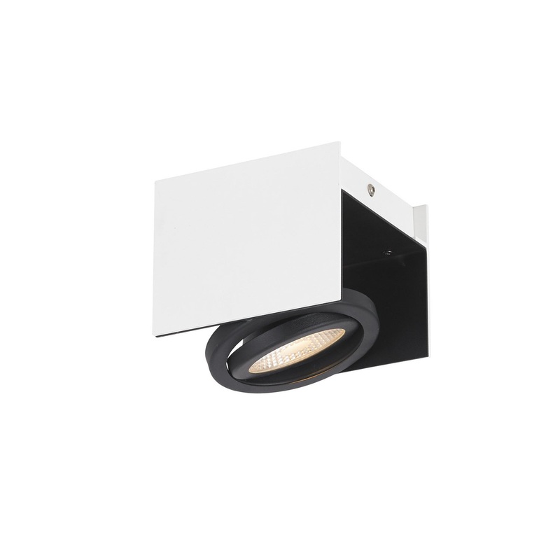 Vidago LED Ceiling Light in Black/White