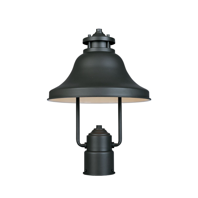 Bayport One Light Post Lantern in Bronze