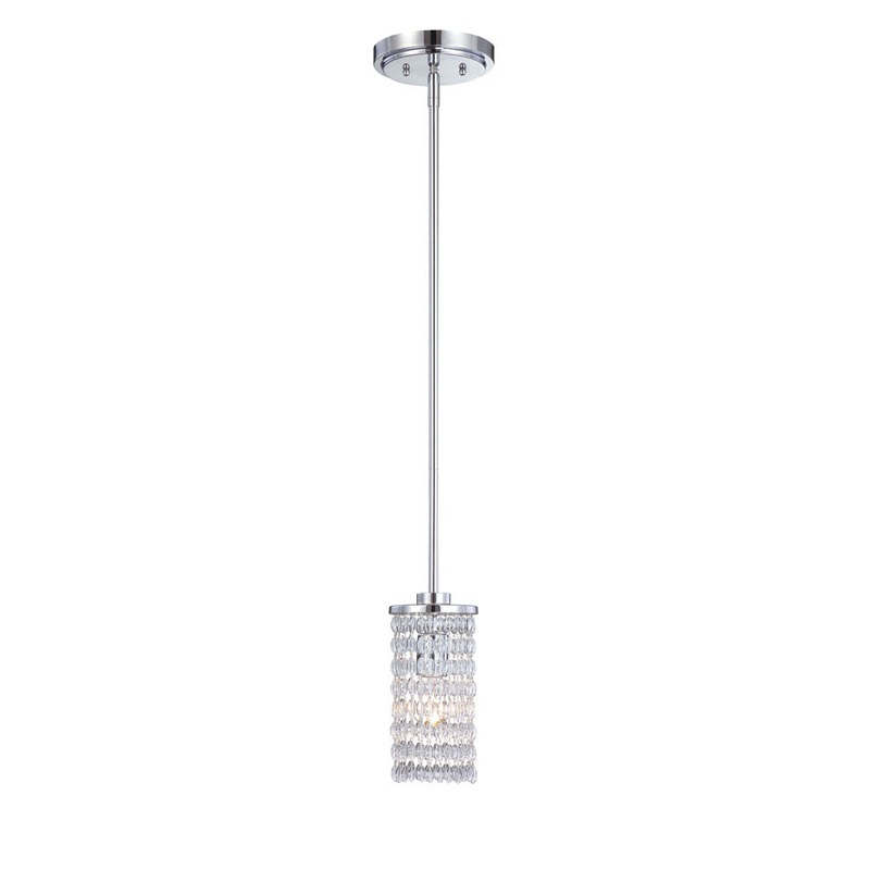 Candence One Light Mini Pendant in Chrome