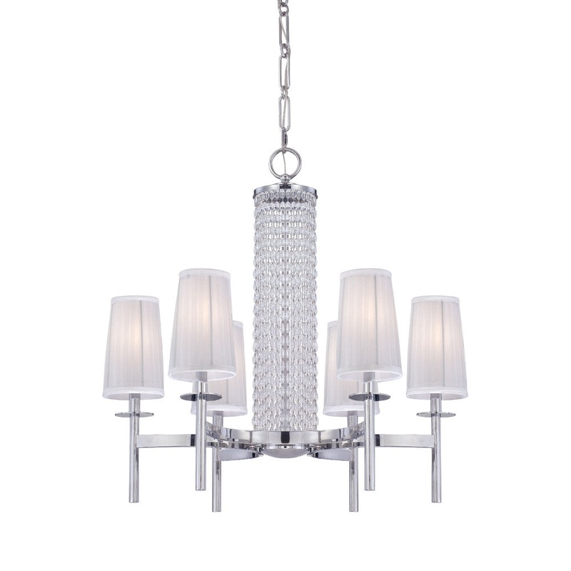 Candence Six Light Chandelier in Chrome