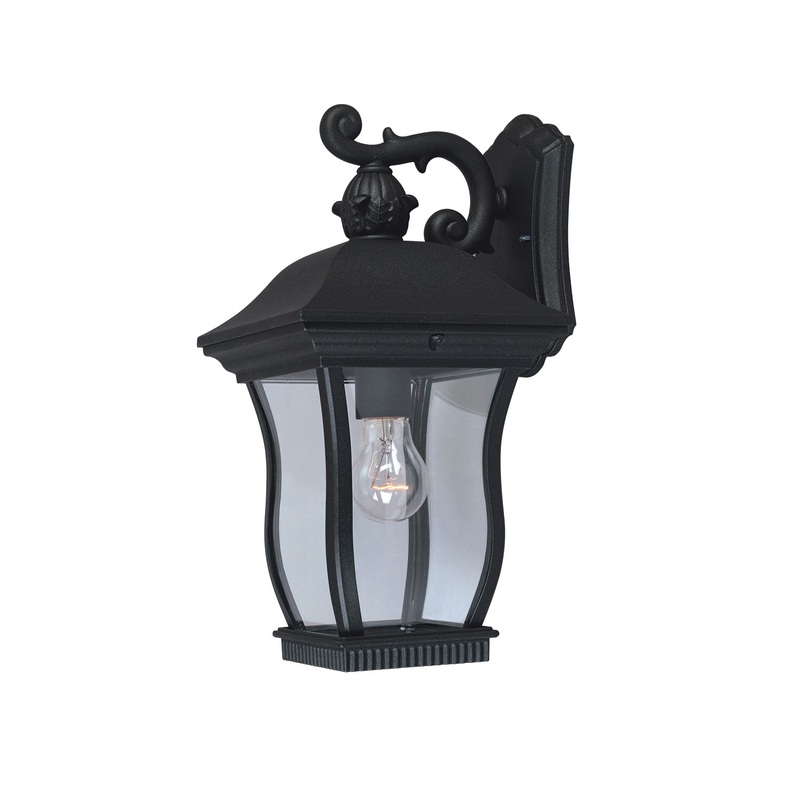 Chelsea One Light Wall Lantern in Black