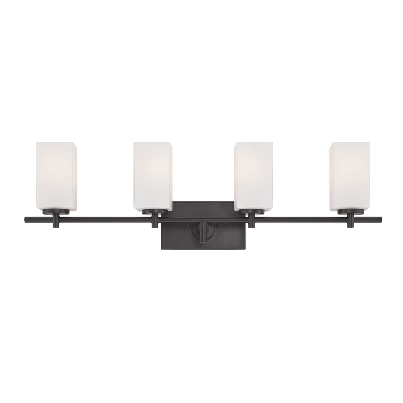 Dakota Four Light Bath Bar in Biscayne Bronze