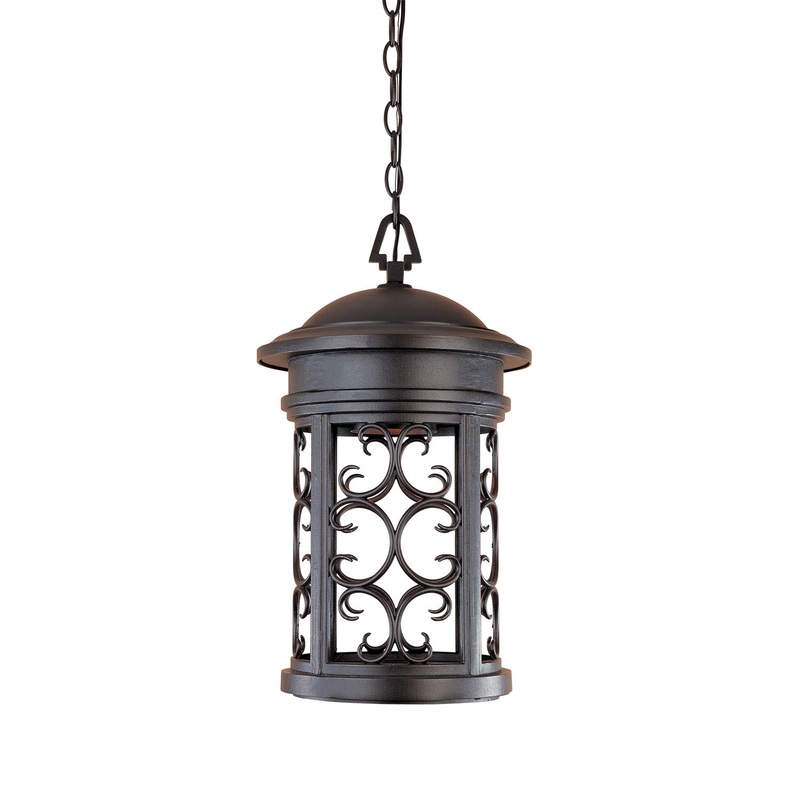 Ellington One Light Hanging Lantern in Oil Rubbed Bronze