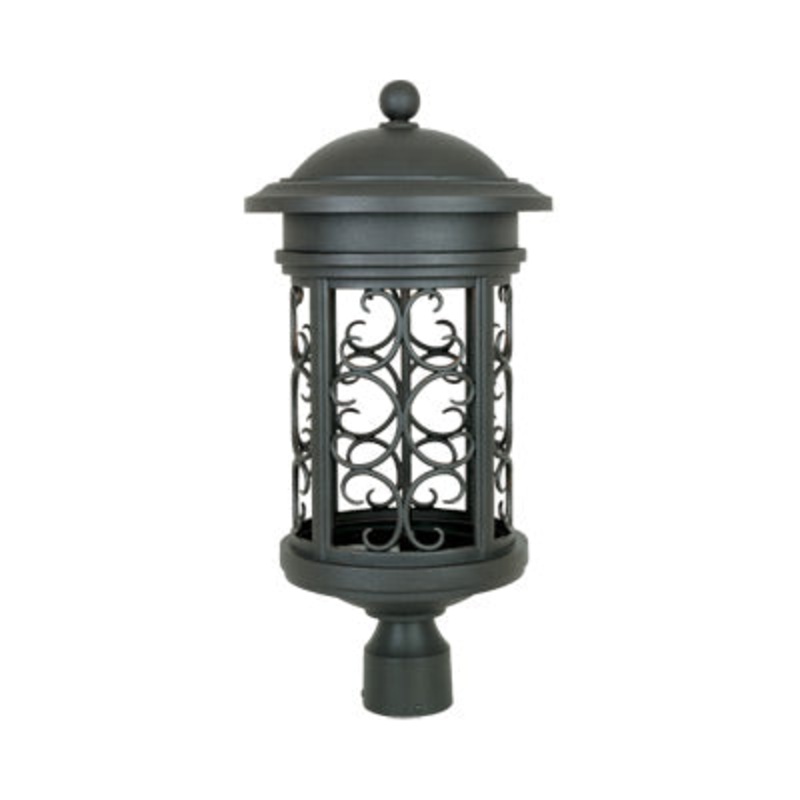 Ellington One Light Post Lantern in Oil Rubbed Bronze