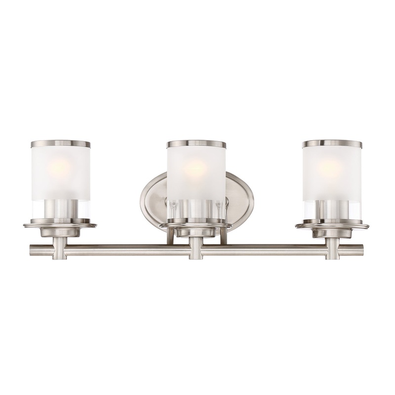 Essence Three Light Bath in Satin Platinum