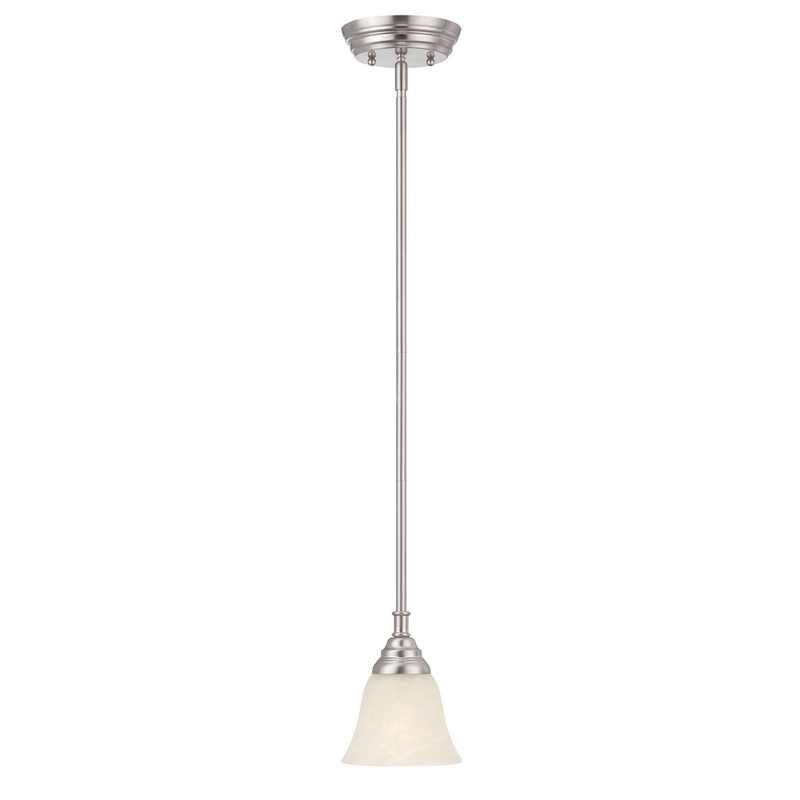 Kendall One Light Mini Pendant in Satin Platinum