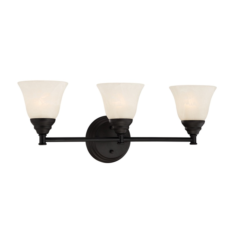 Kendall Three Light Bath Bar in Oil Rubbed Bronze