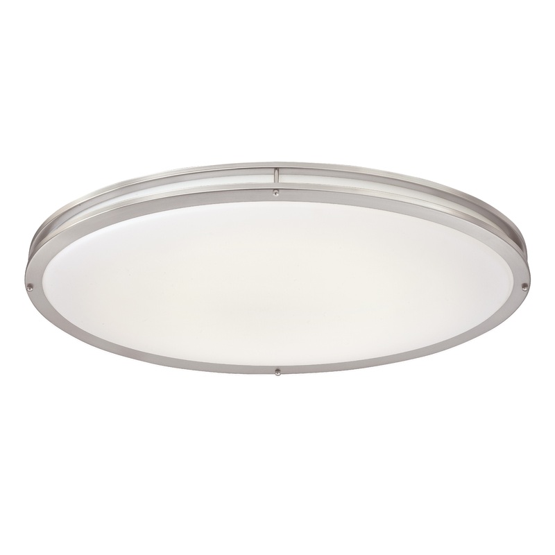 LED Flushmount LED Flushmount in Satin Nickel