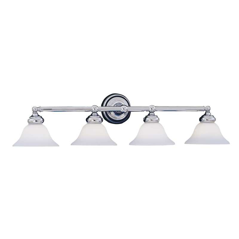 Opal Essence Four Light Bath Bar in Chrome