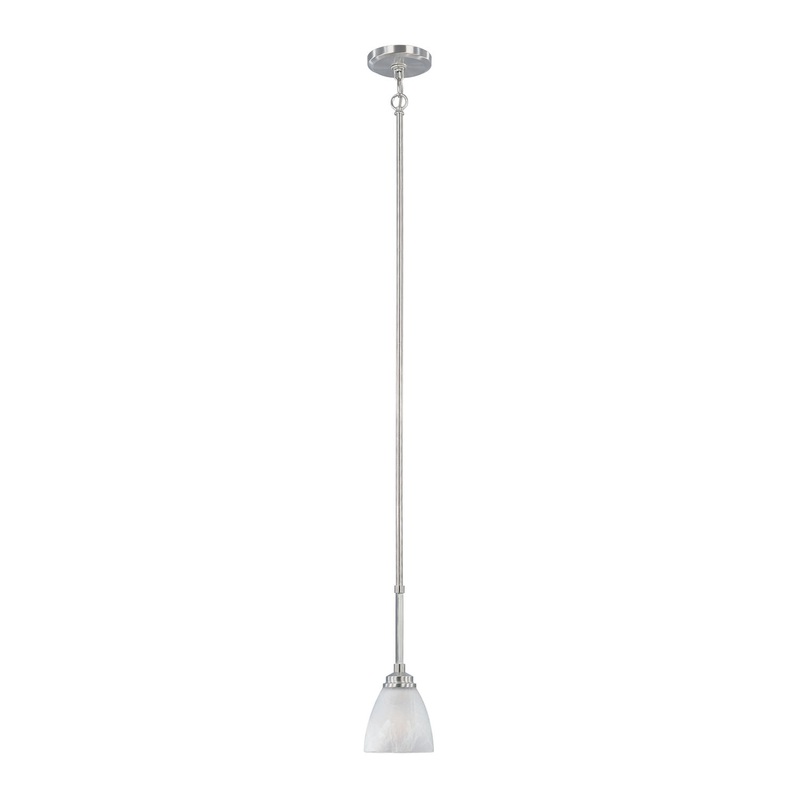 Tackwood One Light Mini Pendant in Satin Platinum