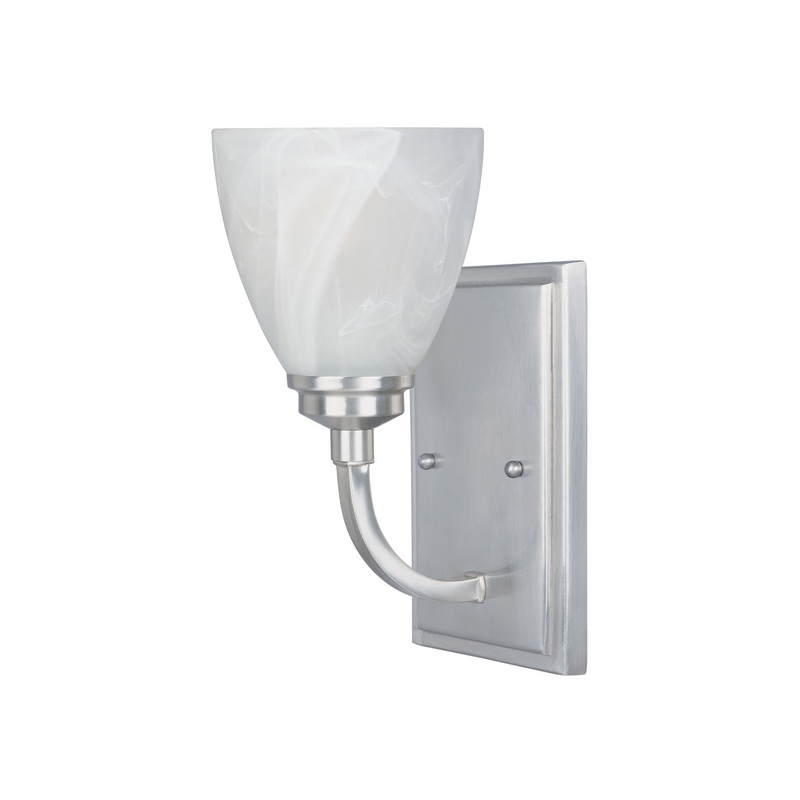 Tackwood One Light Wall Sconce in Satin Platinum