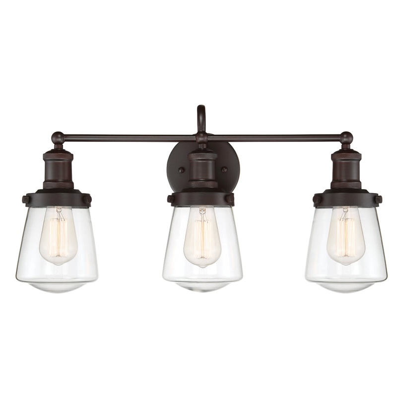 Taylor Three Light Bath in Satin Bronze
