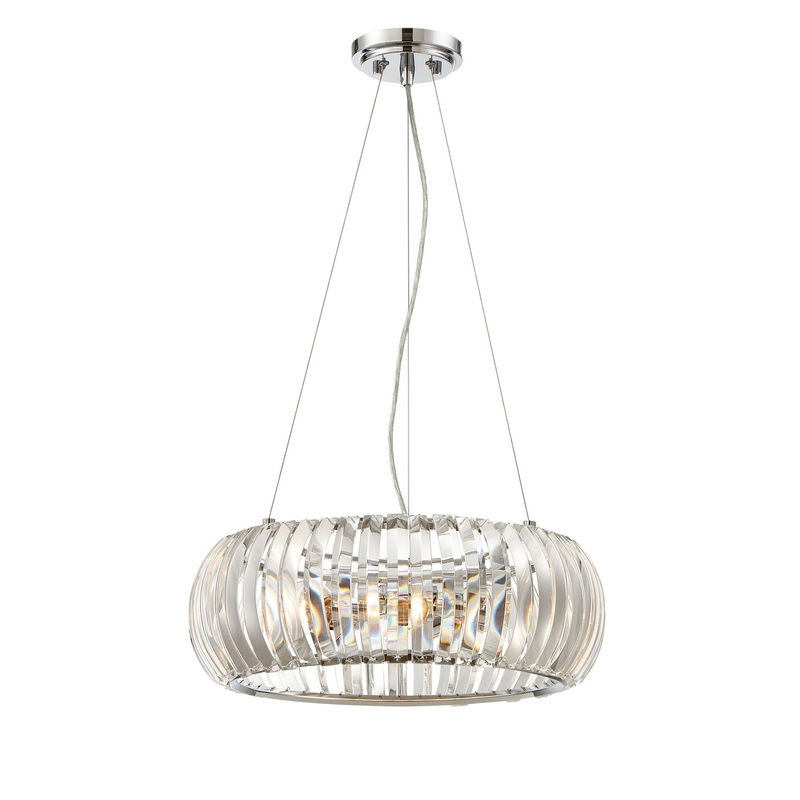 Allure Three Light Pendant in Chrome