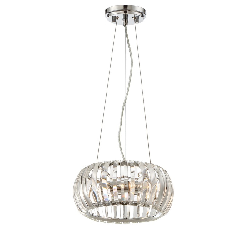Allure Two Light Pendant/ Semi-Flush in Chrome