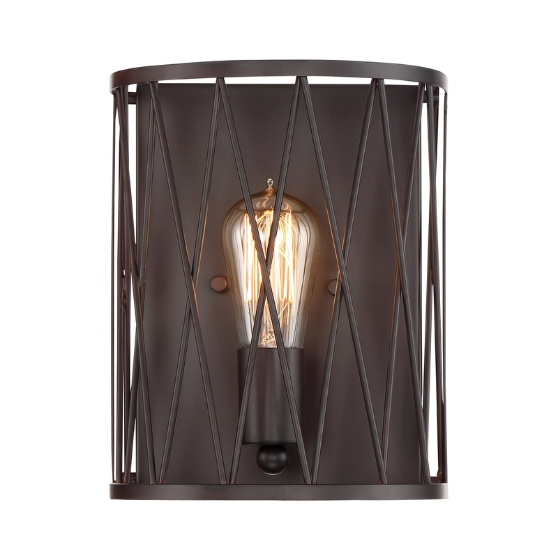 Arris One Light Wall Sconce in Vintage Bronze