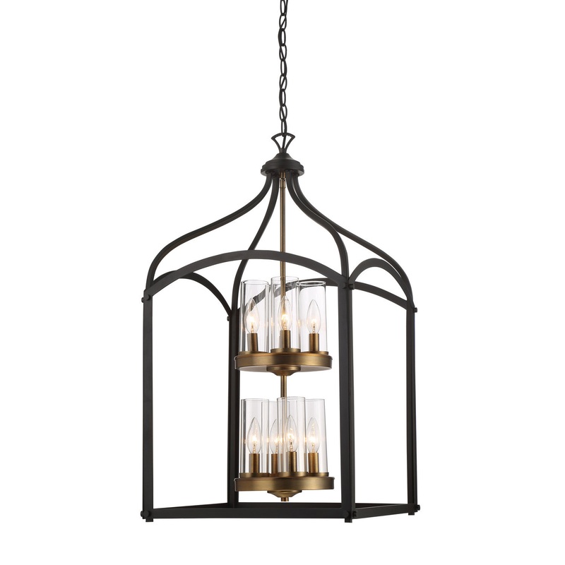 Avondale Eight Light Foyer Pendant in Oil Rubbed Bronze