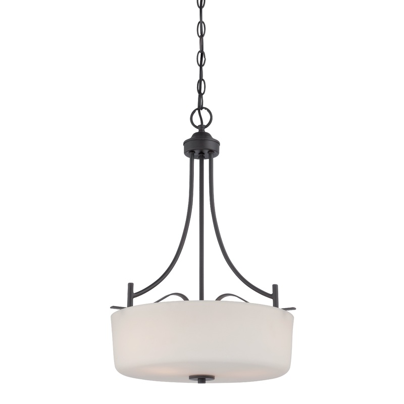 Cassina Three Light Pendant in Biscayne Bronze