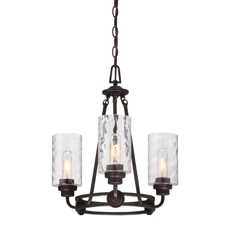 Gramercy Park Three Light Chandelier in Old English Bronze