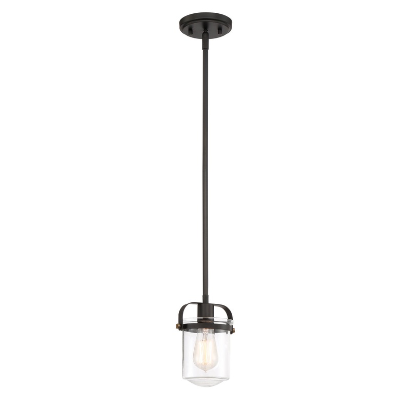 Jaxon One Light Mini Pendant in Oil Rubbed Bronze