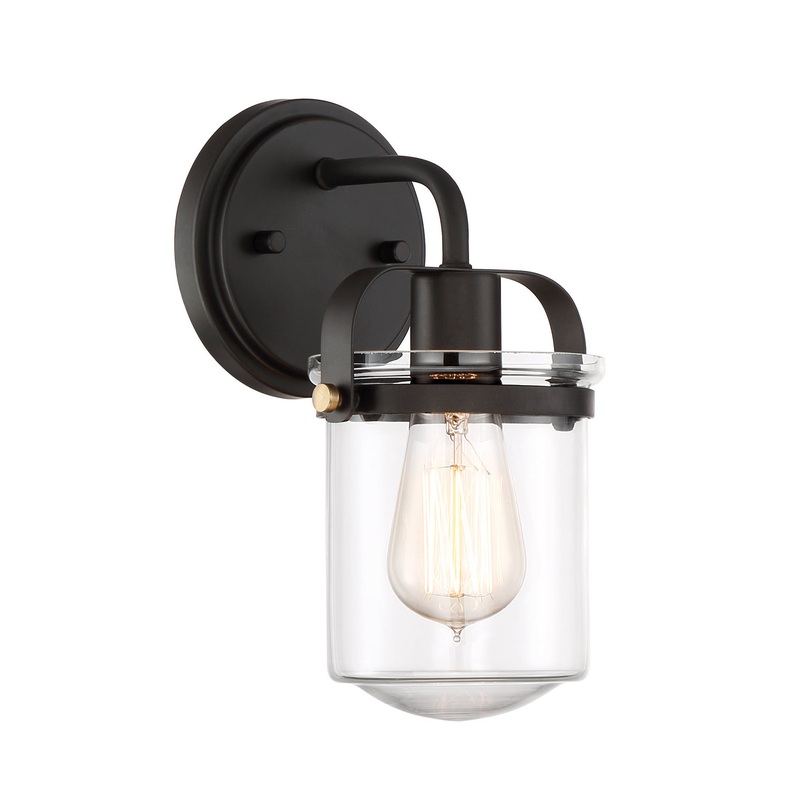 Jaxon One Light Wall Sconce in Oil Rubbed Bronze