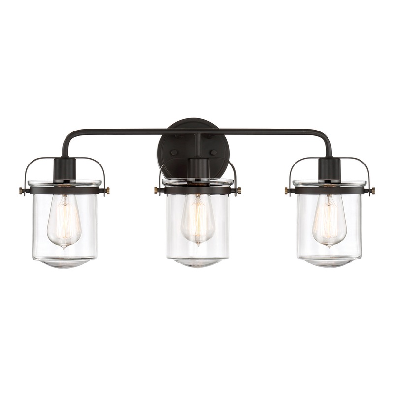 Jaxon Three Light Bath Bar in Oil Rubbed Bronze