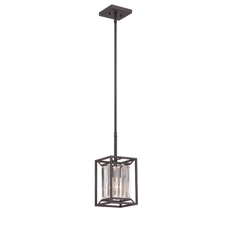 Linares One Light Mini Pendant in Vintage Bronze