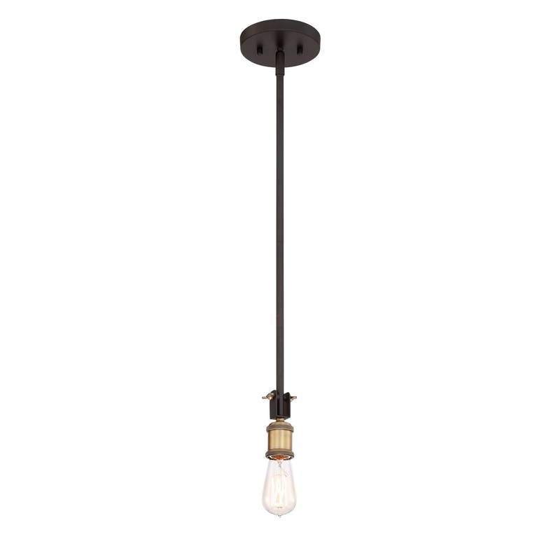 Miles One Light Mini Pendant in Vintage Bronze