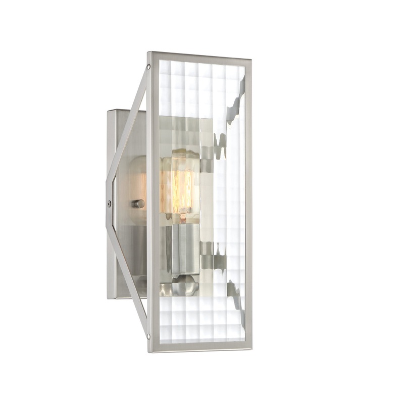 Pivot Wall Sconce in Satin Platinum