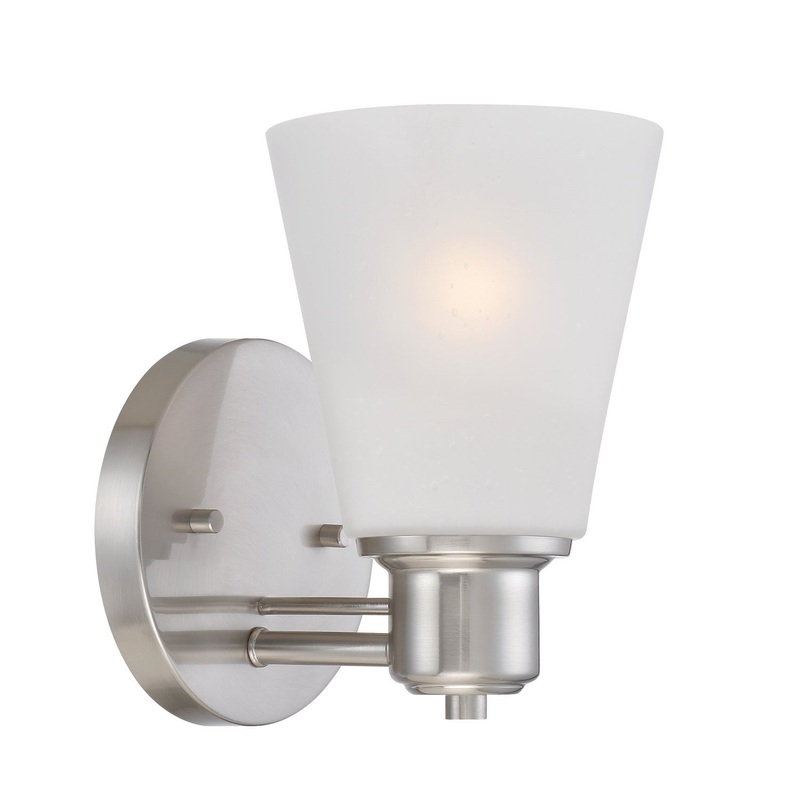 Printers Row Wall Sconce in Satin Platinum