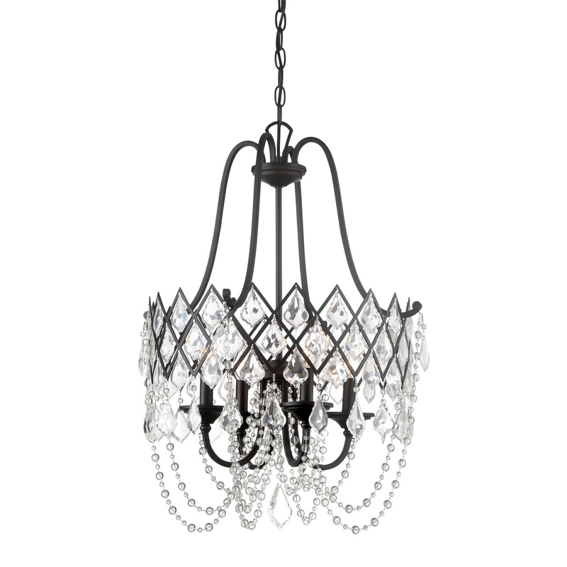Ravina Four Light Pendant in Vintage Bronze
